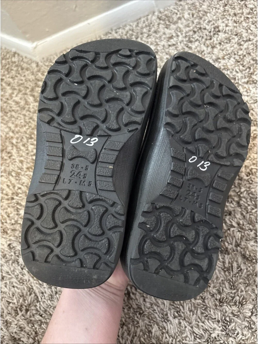 Birkenstock Profi Birki Women's Size 7 Black Walking Nursing Work Clogs Shoes